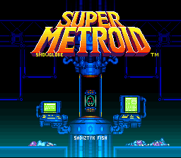 Super Metroid Snowglobe Title Screen